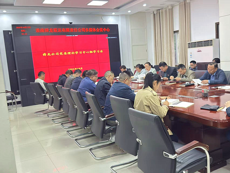 公司召开党委理论学习中心组学习会